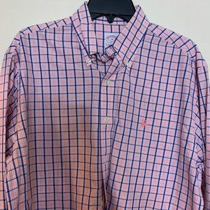 Brooks Brothers Button Mens Dress Shirt Medium 346 Plaid